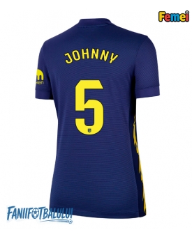 Atletico Madrid Johnny Cardoso #5 Tricou Fotbal Replică 2025-26 Femei Deplasare